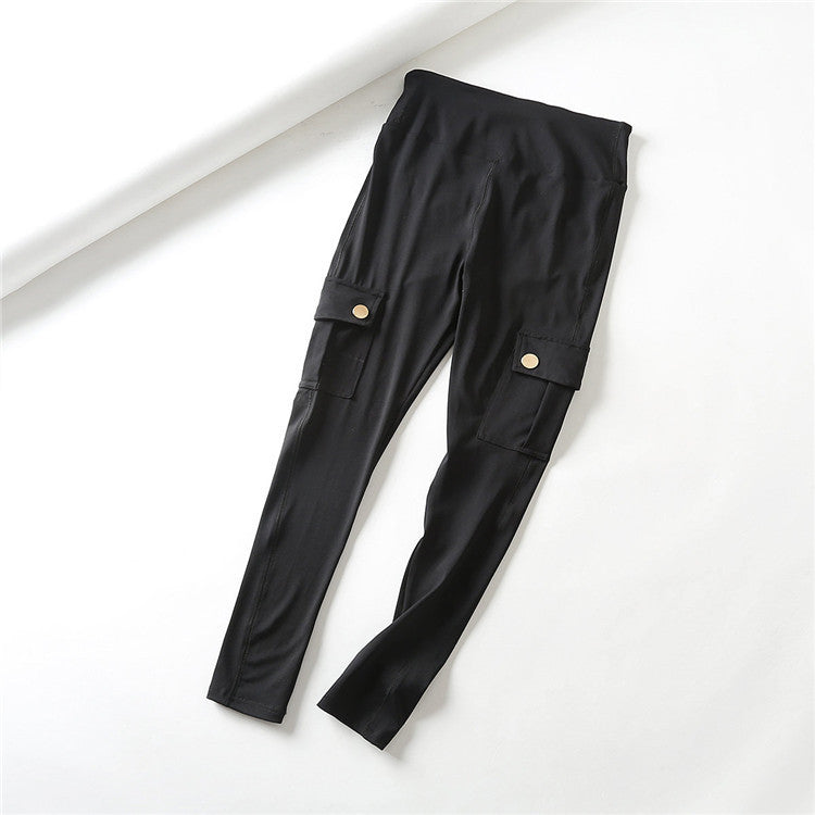 Skinny slim high elastic gym pants